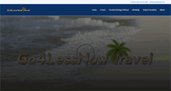 Desktop Screenshot of go4lessnowtravel.com